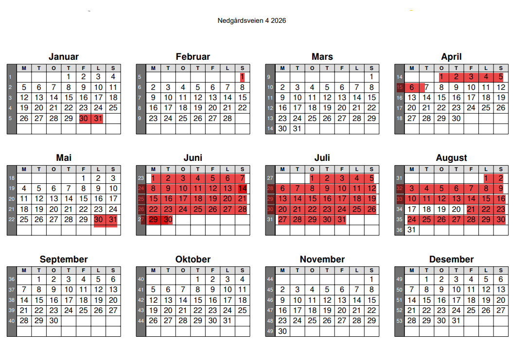 Nedgårdsveien 4 2026